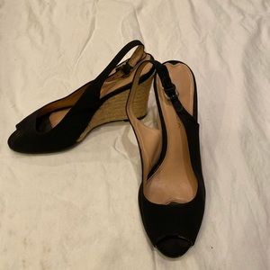 Via spiga peep toe espadrille